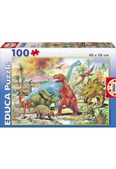 imagen Puzzle 100 Dinosaurios