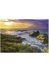 imagen Puzzle 1500 Atardecer en las rocas