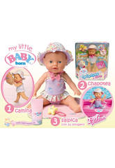 imagen MI PRIMER BABY BORN ANDA Y CHAPOTEA 2 EN 1