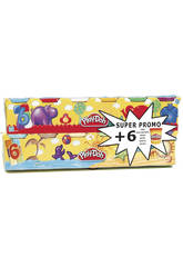 imagen Playdoh pack 6+6 botes