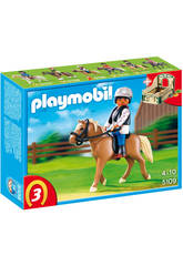 imagen Playmobil Caballo Haflinger con adiestrador