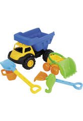 imagen CAMI�N DE 37cm. CON ACCESORIOS DE PLAYA