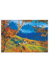 imagen PUZZLE 4000 OTOÑO EN VILLNOSS,DOLOMITAS,ITALIA