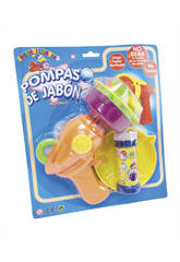 imagen PISTOLA LANZA BURBUJAS CON BOTE JABON 50 ml