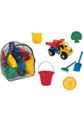 imagen MOCHILA CON CAMION+CUBO+ACCESORIOS