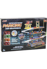imagen PARKING CON 4 VEHICULOS Y HELICOPTERO