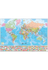 imagen Puzle 1500 mapa del mundo