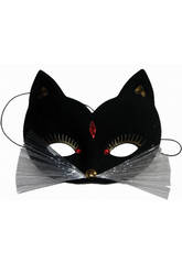 imagen ANTIFAZ GATO CON BIGOTES