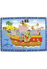imagen Puzzle madera barco pirata
