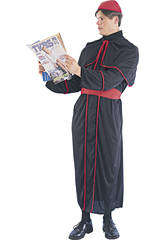 imagen Disfraz Cardenal Negro Hombre Talla XL