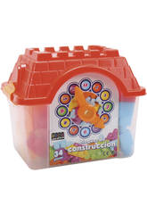 imagen Casita cubo con 34 piezas construccion
