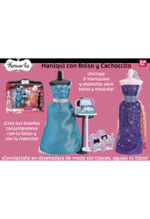 imagen Harumika maniqui con bolso y cachorrito