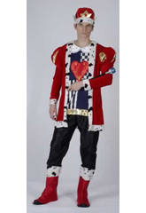 imagen Disfraz Rey de Corazones Hombre Talla XL