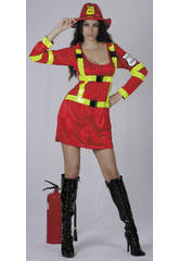 imagen Disfraz Bombera Mujer Talla XL