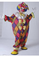 imagen Disfraz Payaso Rombos Niño Talla M