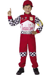 imagen Disfraz Piloto F-1 Rojo Niños Talla M