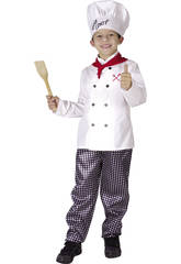 imagen Disfraz Cocinero Niños Talla L