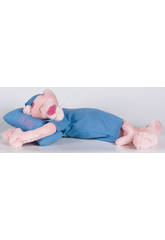 imagen PELUCHE PANTERA ROSA SONIDO URMIENDO 48CM