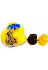imagen BOLSA RED CON 5 PATITOS PLASTICO
