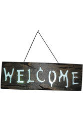 imagen Cartel welcome con luz