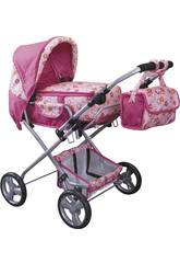 imagen Coche mu�eca con capota y accesorios