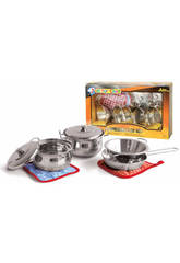 imagen SET 8 PZAS ACC.COCINA ALUMINIO