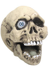 imagen Calavera amarilla con luz y voz