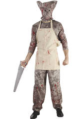 imagen Disfraz Carnicero Sangriento Hombre Talla XL