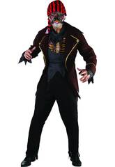 imagen Disfraz Pirata Zombi Hombre Talla XL