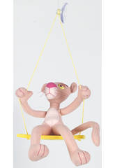 imagen PELUCHE PANTERA ROSA COLUMPIO 23 CM CON VENTOSAS