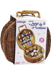 imagen CESTA SET DE TE PORCELANA 16 PIEZAS