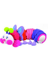 imagen PELUCHE ORUGA CON MORDEDOR ROSA