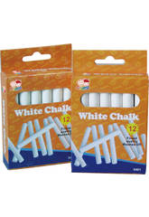imagen CAJA 12 TIZAS BLANCAS