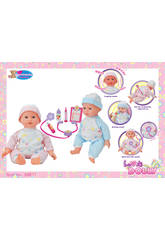 imagen BEBE 40 cm. RIE Y LLORA CON ACCESORIOS MEDICOS