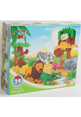imagen ANIMALES JUNGLA 29 BLOQUES