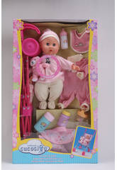 imagen MU�ECO 35 cm. CON STROLLER SET