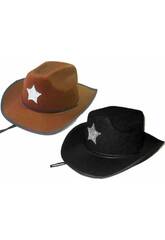 imagen SOMBRERO 57 cm VAQUERO SHERIFF