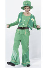 imagen Disfraz Duende Verde Hombre Talla XL