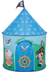 imagen Casita de tela piratas con bolas de colores