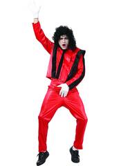 imagen Disfraz Rey del Pop Rojo Hombre Talla XL
