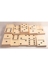 imagen Domino madera con fichas gigantes