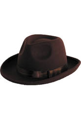 imagen SOMBRERO 58 cm MARRON GANGSTER