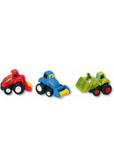 imagen VEHICULOS MINI TRACTOR GRANJA 3 Surtidos Exp 12 pz