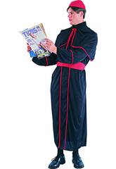 imagen Disfraz Cardenal Negro Hombre Talla L