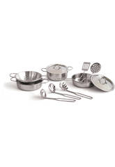 imagen SET COCINA ALUMINIO 11 PIEZAS
