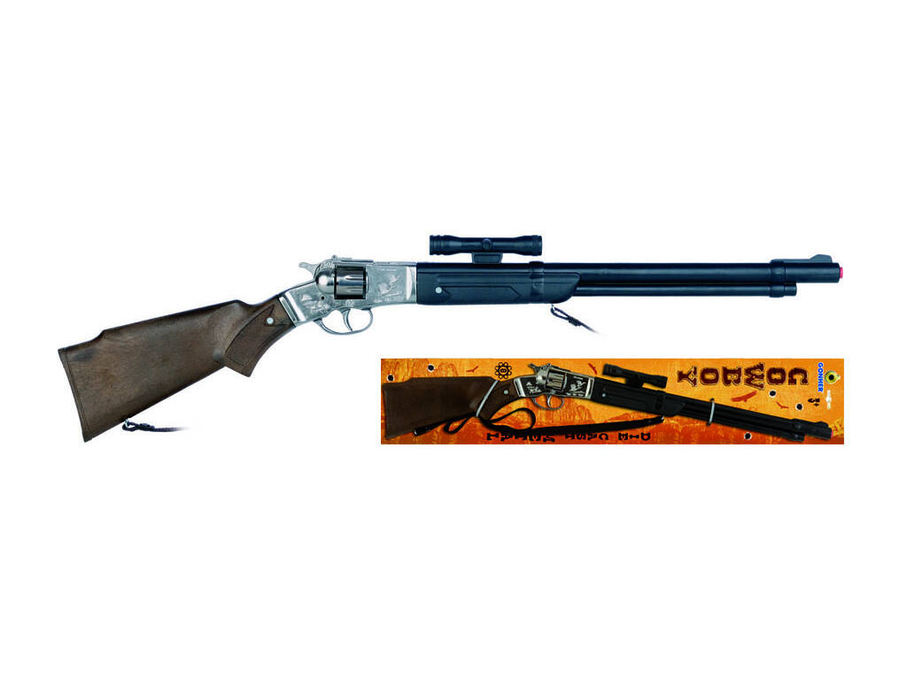 Fucile Cowboy Giocattolo 8 Tiro Colpo Gonher 1104/0