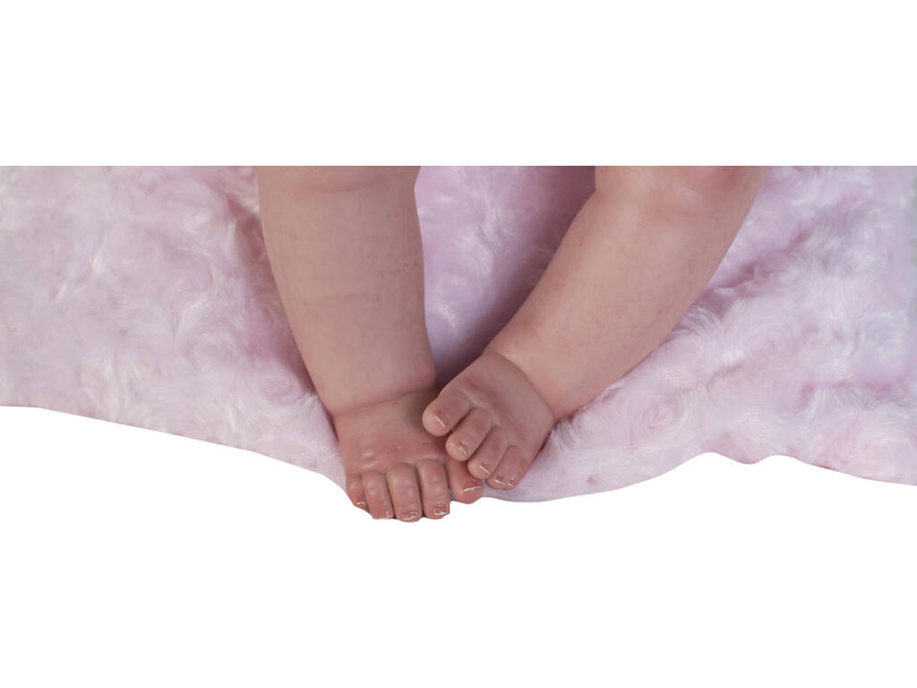 Poupée Reborn Bébé Robe Rose Berbesa 5300