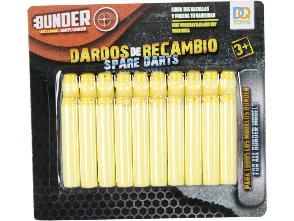 Dardi di Ricambio Fluorescente Lanciadardi Bunder 20 Pezzi