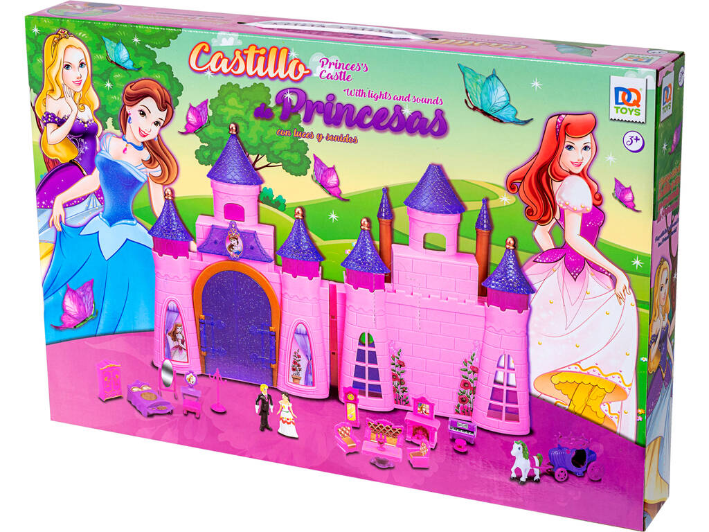 Castello delle Principesse con Luci, suoni e Accessori 24x33x5cm