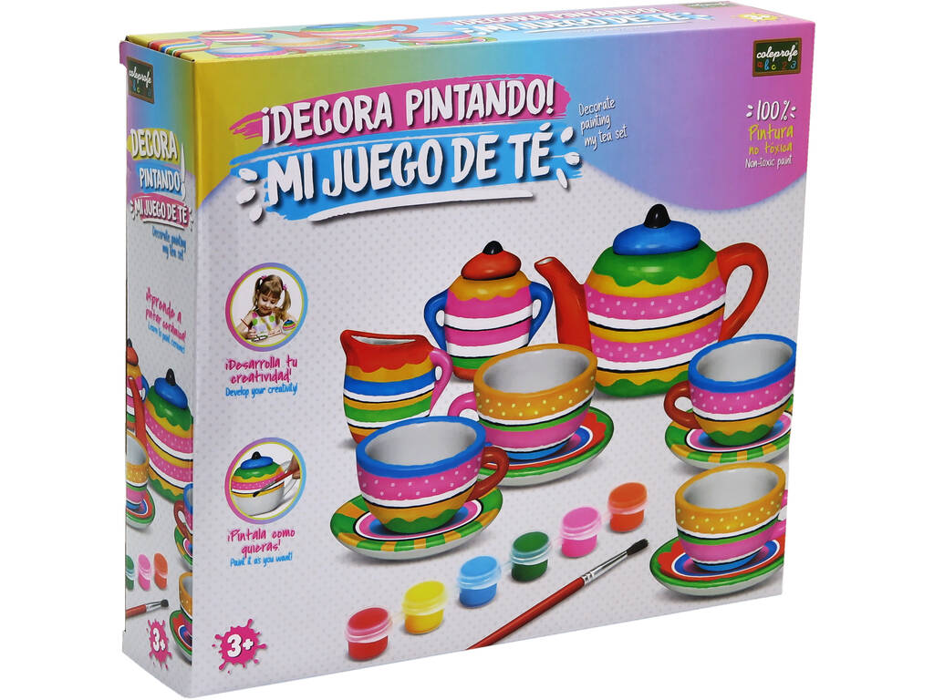 Set da Té da disegnare con Colori